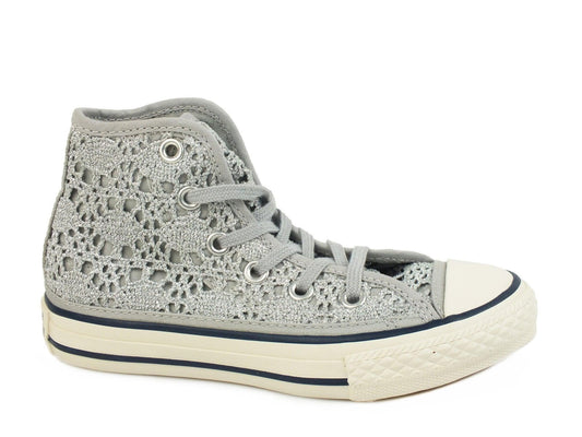 CONVERSE CT All Star Hi Sneakers Silver 556773C - Sandrini Calzature e Abbigliamento