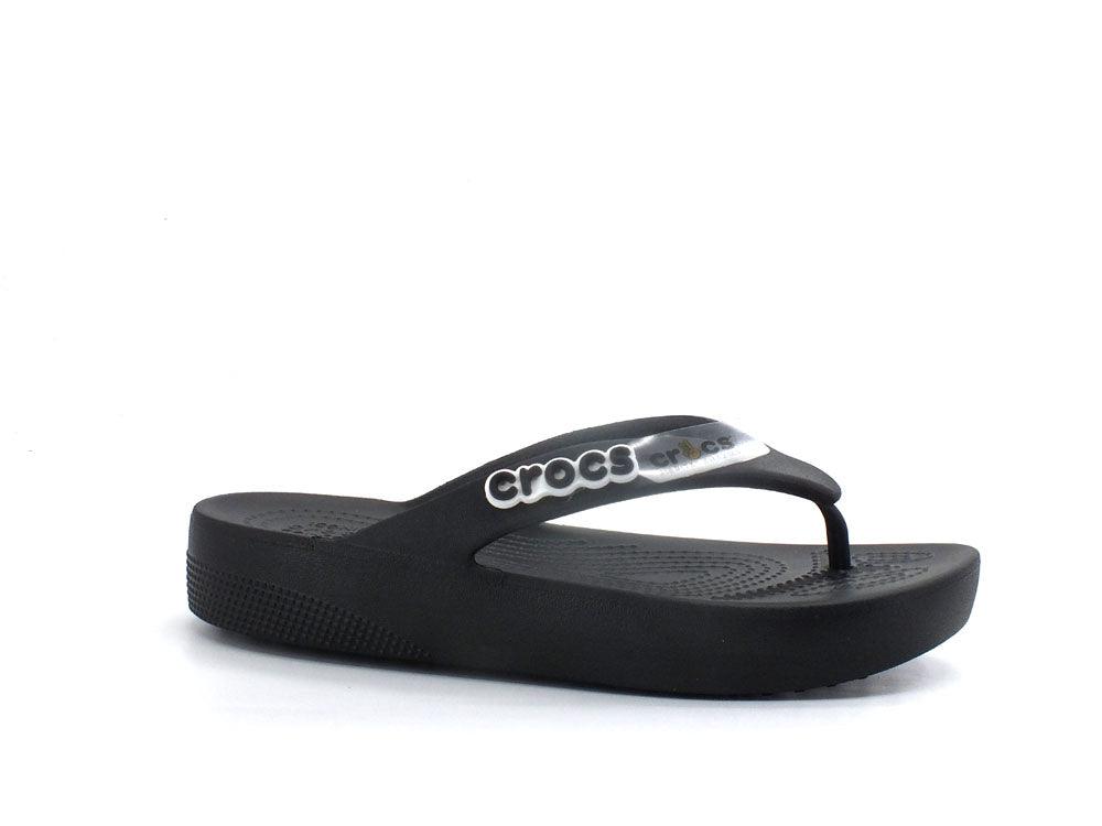 CROCS Classic Platform Flip W Ciabatta Gomma Black Nero 207714-001 - Sandrini Calzature e Abbigliamento