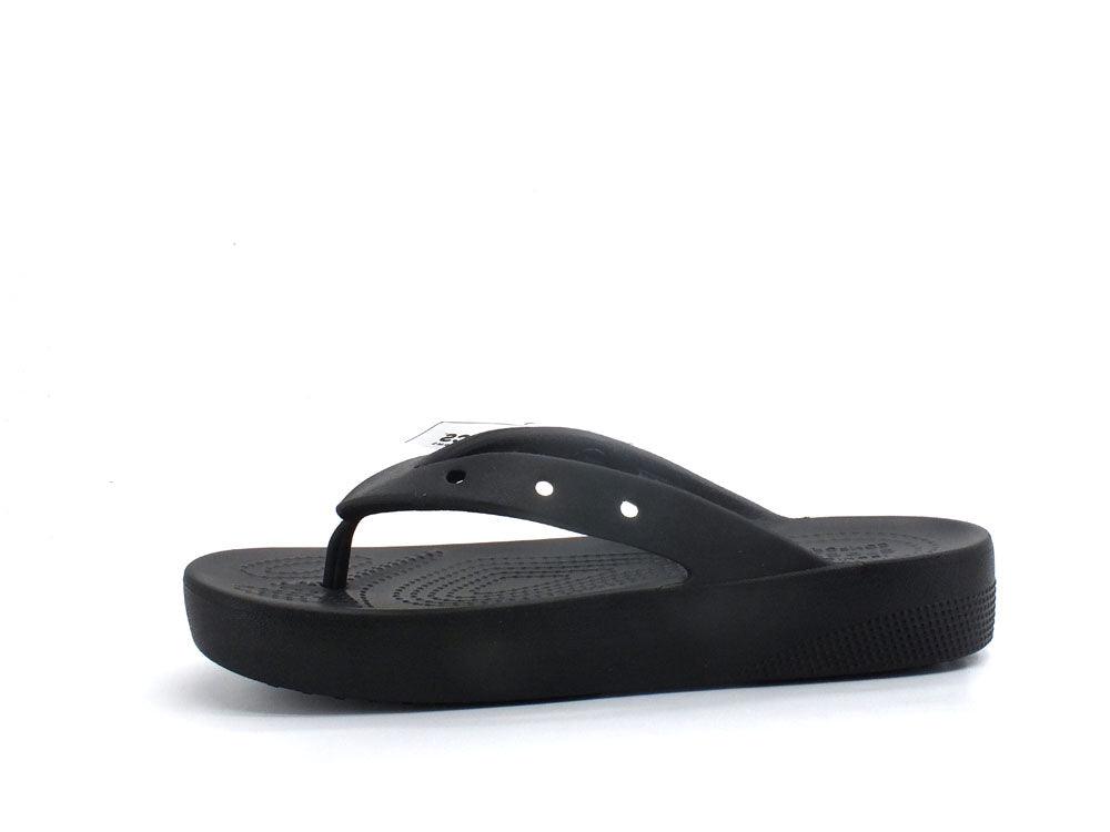 CROCS Classic Platform Flip W Ciabatta Gomma Black Nero 207714-001 - Sandrini Calzature e Abbigliamento