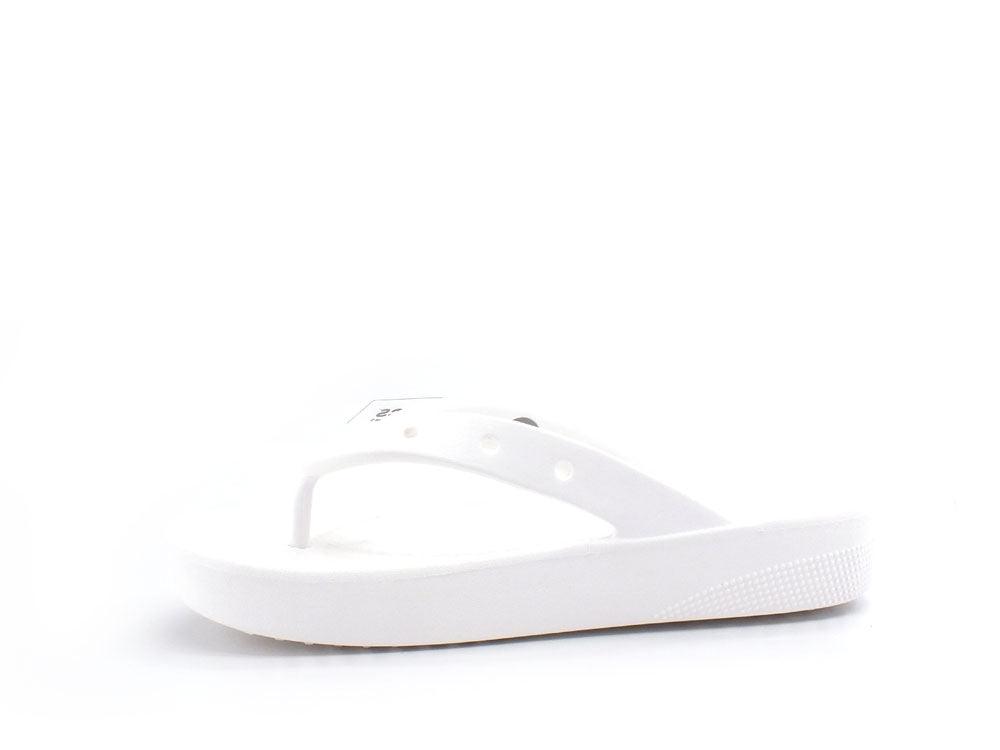 CROCS Classic Platform Flip W Ciabatta Infradito Gomma White Bianco 207714-100 - Sandrini Calzature e Abbigliamento