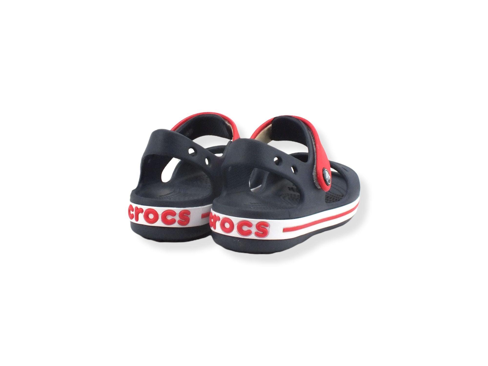 CROCS Crocband Kids Sandalo Gomma Bambino Blu Navy Red 12856-485 - Sandrini Calzature e Abbigliamento