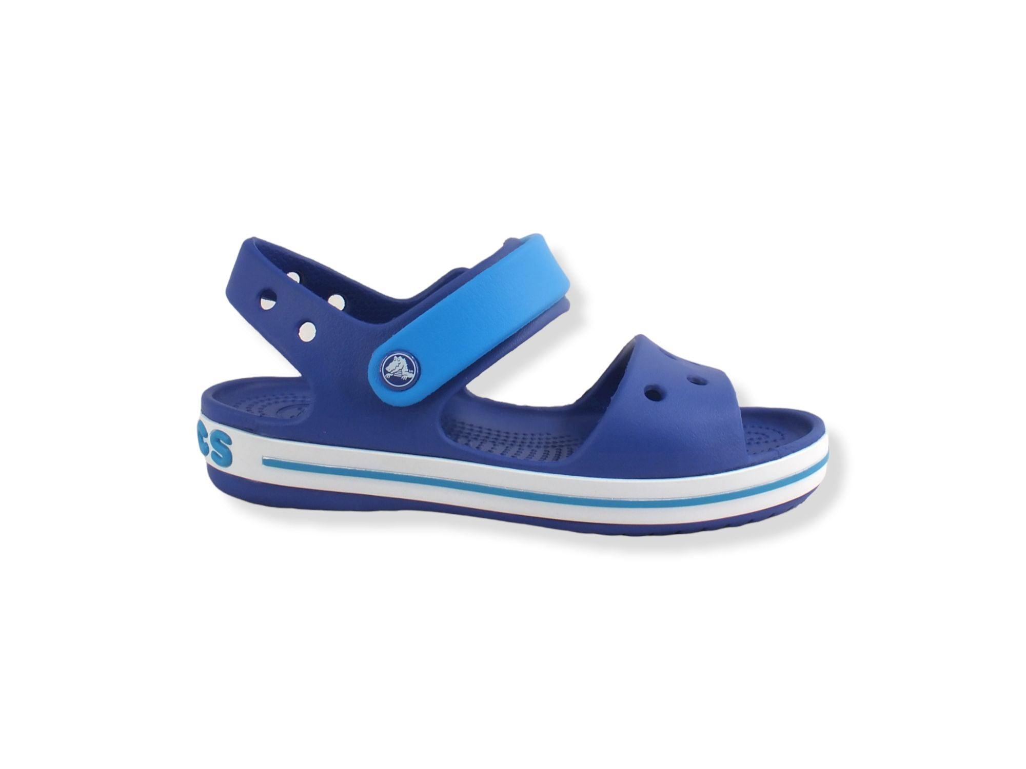 CROCS Crocband Sandal Bambino Blu Cerulean Blue Ocean 12856-4BX - Sandrini Calzature e Abbigliamento