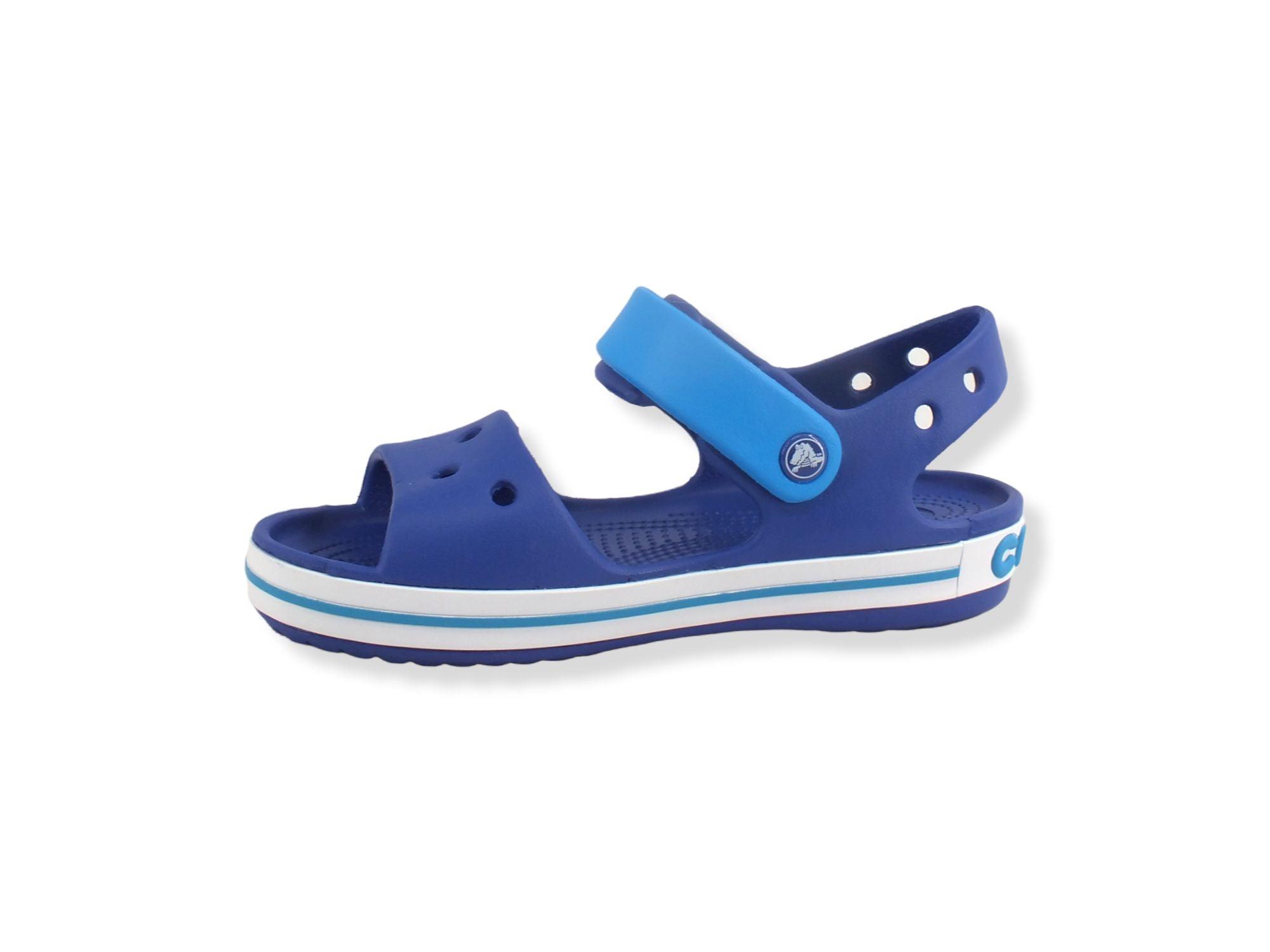 CROCS Crocband Sandal Bambino Blu Cerulean Blue Ocean 12856-4BX - Sandrini Calzature e Abbigliamento