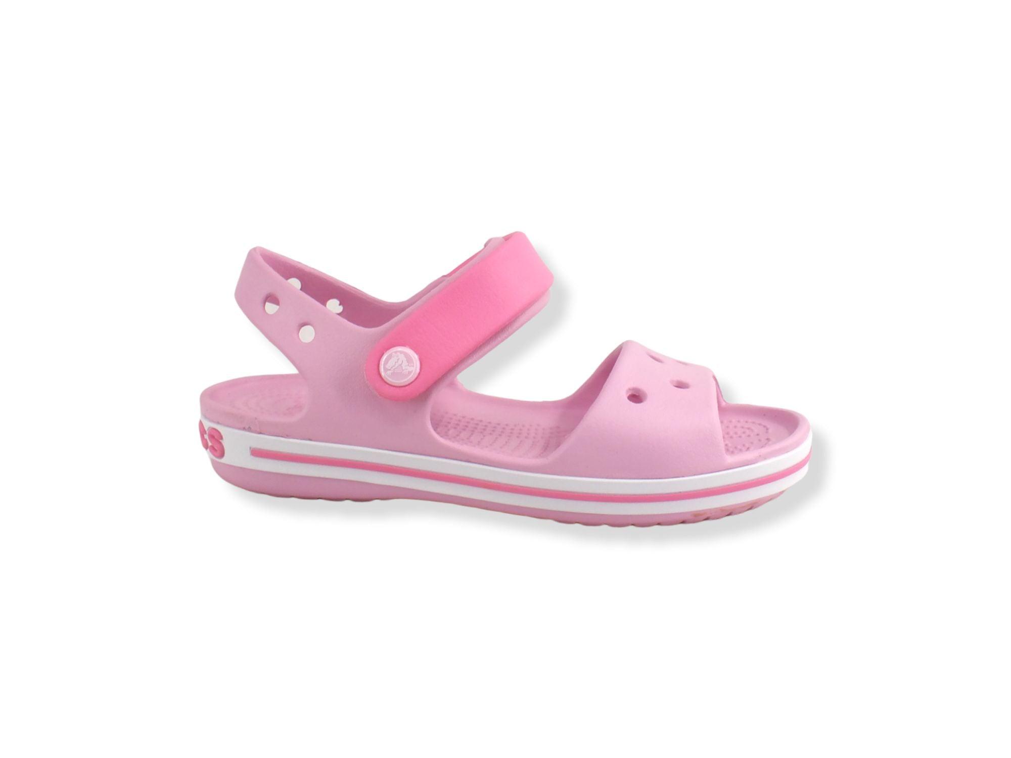 CROCS Crocband Sandal Bambino Rosa Ballerina Pink 12856-6GD - Sandrini Calzature e Abbigliamento