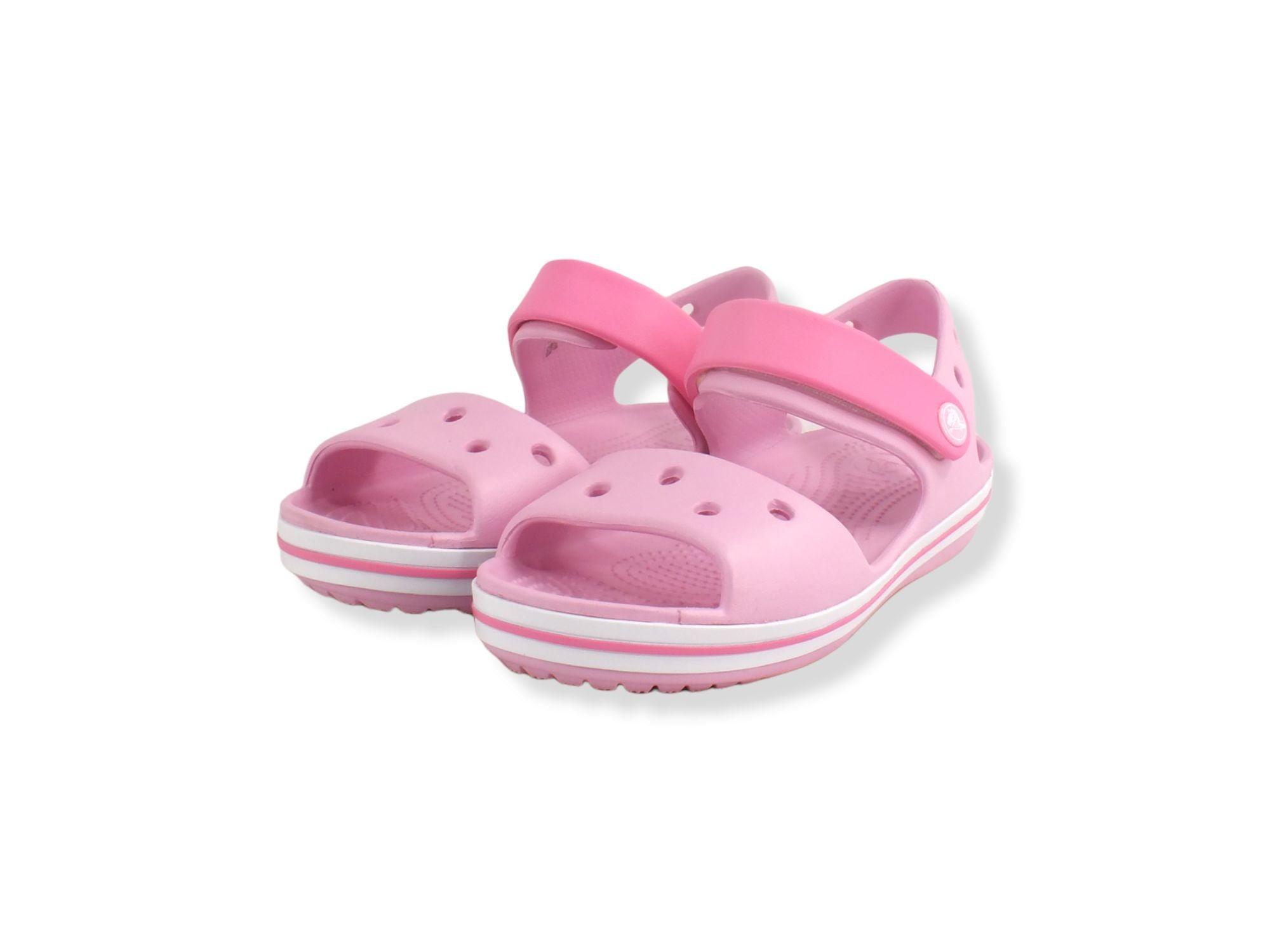 CROCS Crocband Sandal Bambino Rosa Ballerina Pink 12856-6GD - Sandrini Calzature e Abbigliamento