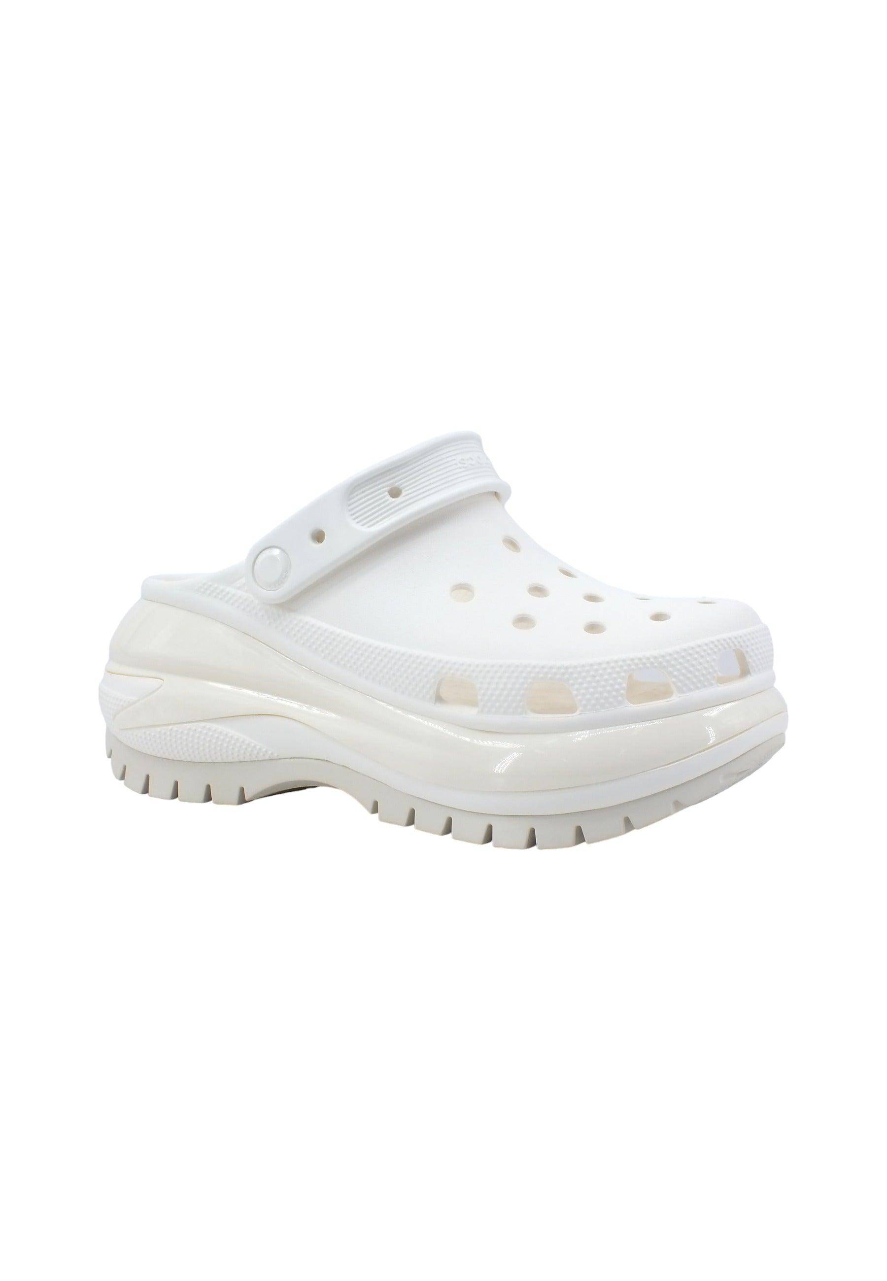 CROCS Mega Crush Clog Ciabatta Donna White 207988-100 - Sandrini Calzature e Abbigliamento