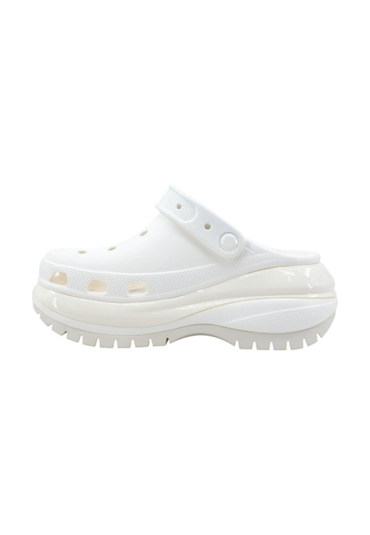 CROCS Mega Crush Clog Ciabatta Donna White 207988-100 - Sandrini Calzature e Abbigliamento
