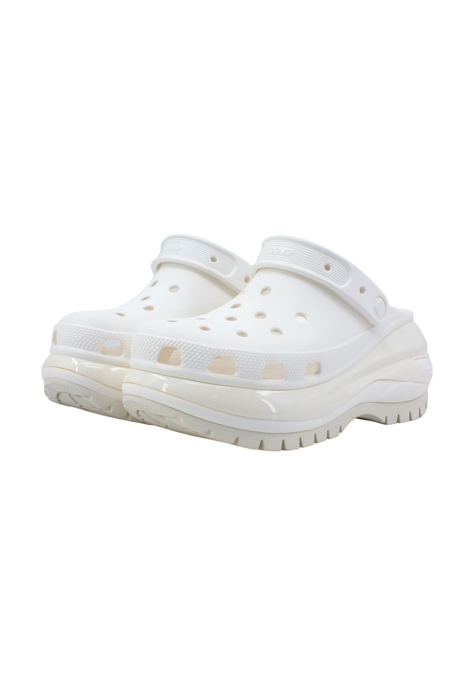 CROCS Mega Crush Clog Ciabatta Donna White 207988-100 - Sandrini Calzature e Abbigliamento
