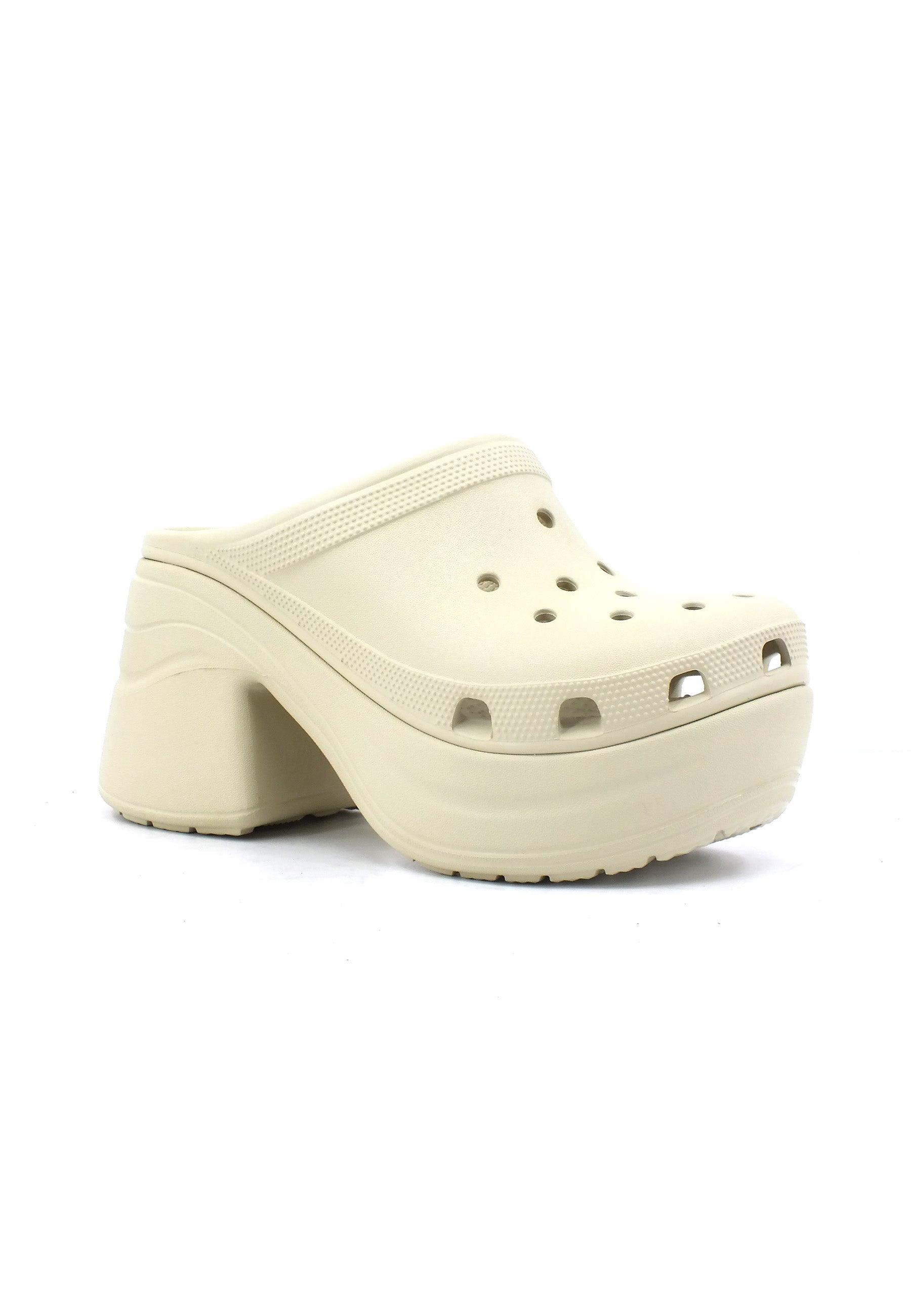 CROCS Siren Clog Ciabatta Tacco Donna Bone 208547-2Y2 - Sandrini Calzature e Abbigliamento