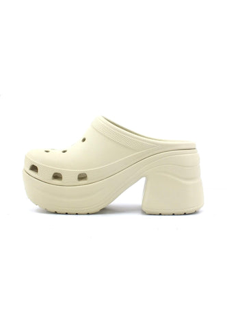 CROCS Siren Clog Ciabatta Tacco Donna Bone 208547-2Y2 - Sandrini Calzature e Abbigliamento