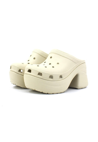 CROCS Siren Clog Ciabatta Tacco Donna Bone 208547-2Y2 - Sandrini Calzature e Abbigliamento