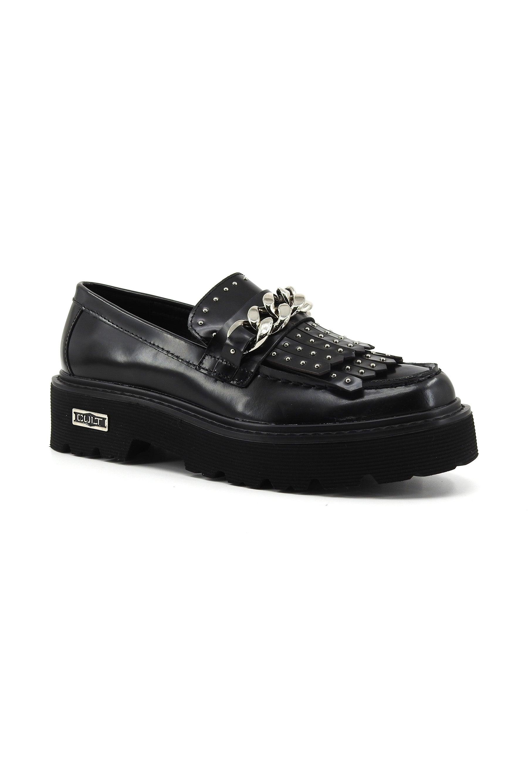 CULT Slash 3194 Mocassino Borchie Donna Black CLW319402 - Sandrini Calzature e Abbigliamento