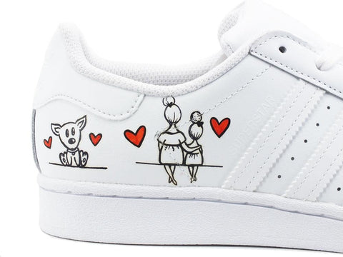 CUSTOM / ADIDAS Superstar Printed - Sandrini Calzature e Abbigliamento