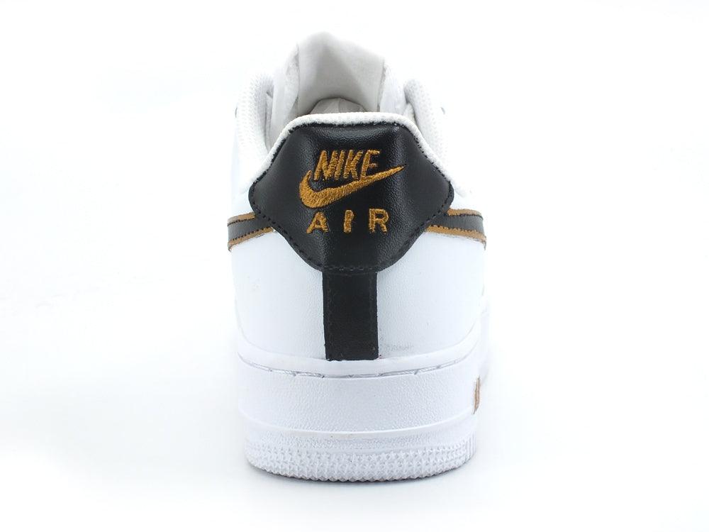 CUSTOM / Nike Air Force 1 Sneaker AF1 Gold Black CW2288-111 - Sandrini Calzature e Abbigliamento