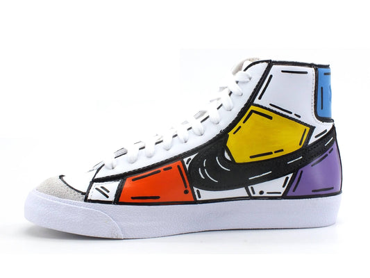 CUSTOM / NIKE Blazer Mid 77 Comics - Sandrini Calzature e Abbigliamento