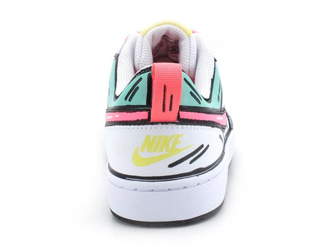 CUSTOM / NIKE Court Boroungh Low 2 GS Comics Sneaker - Sandrini Calzature e Abbigliamento