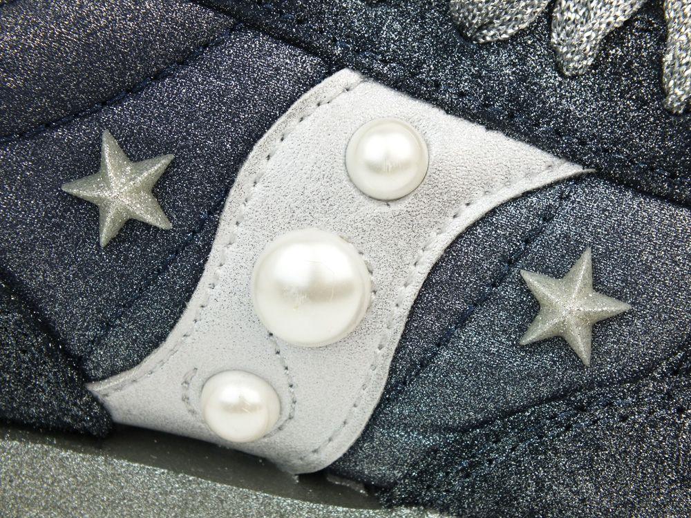 CUSTOM / SAUCONY Jazz Original Navy Silver Spray S1044-316 - Sandrini Calzature e Abbigliamento