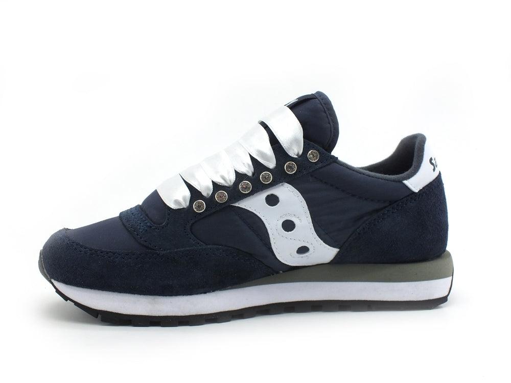 CUSTOM / SAUCONY Jazz Original Sneaker Borchie Studs Navy White S1044-316 - Sandrini Calzature e Abbigliamento
