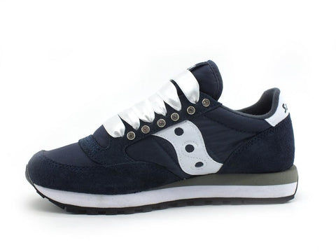 CUSTOM / SAUCONY Jazz Original Sneaker Borchie Studs Navy White S1044-316 - Sandrini Calzature e Abbigliamento