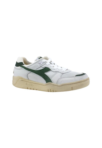 DIADORA B.560 Used Sneaker Uomo White Fogliame 201.18011701C1161 - Sandrini Calzature e Abbigliamento