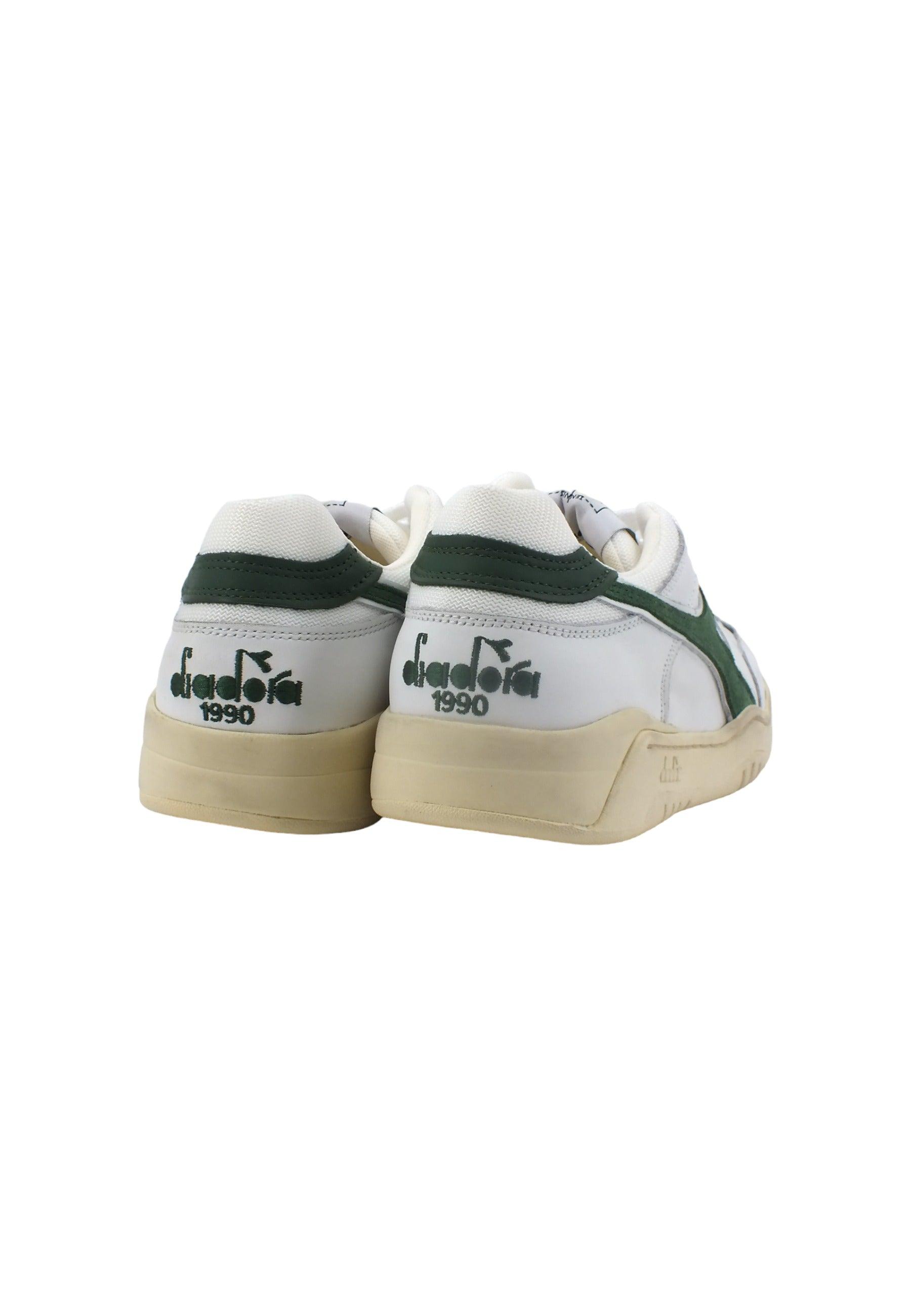 DIADORA B.560 Used Sneaker Uomo White Fogliame 201.18011701C1161 - Sandrini Calzature e Abbigliamento