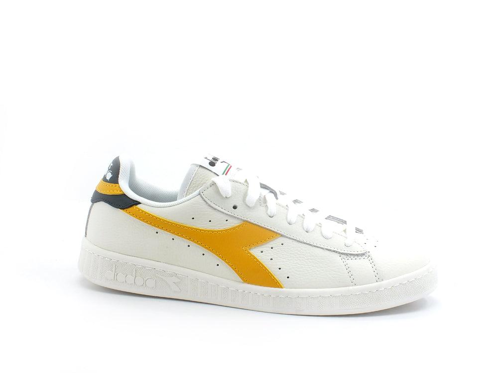 DIADORA Game L Low Sneaker White Golden Rod 501.17252601 - Sandrini Calzature e Abbigliamento