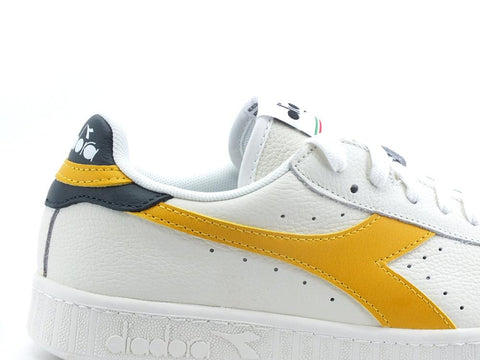 DIADORA Game L Low Sneaker White Golden Rod 501.17252601 - Sandrini Calzature e Abbigliamento