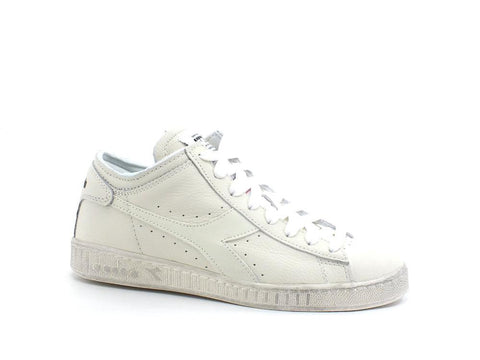 DIADORA Game L Waxed Row Cut Sneaker White 501.17828901 - Sandrini Calzature e Abbigliamento