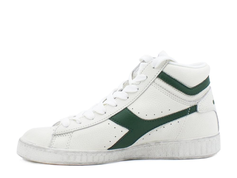 DIADORA Game Low High Waxed White Fogliame 501.159657C1161 - Sandrini Calzature e Abbigliamento