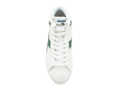 DIADORA Game Low High Waxed White Fogliame 501.159657C1161 - Sandrini Calzature e Abbigliamento