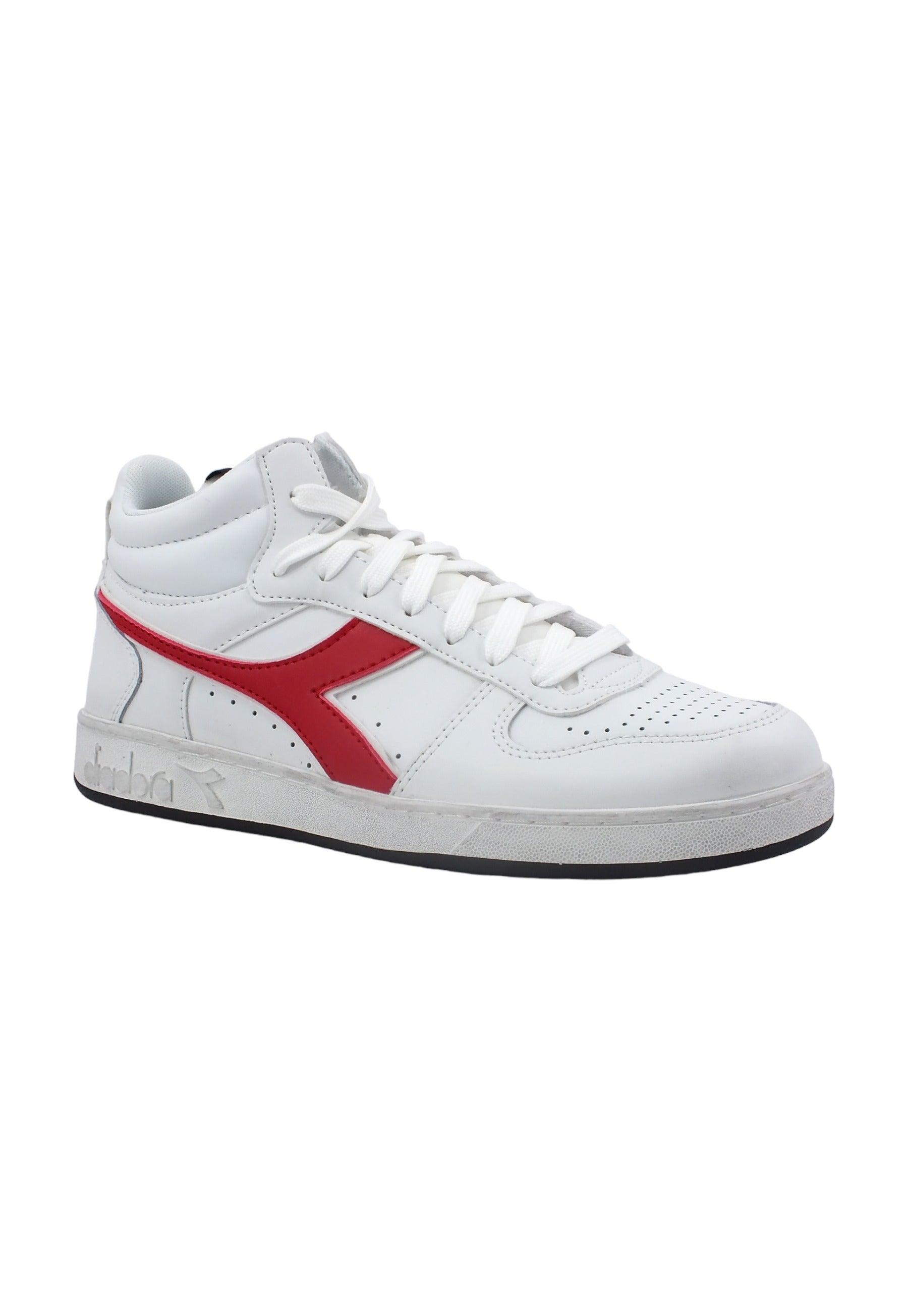 DIADORA Magic Basket Icona Sneaker Uomo White Chili Peper 501.179297C5934 - Sandrini Calzature e Abbigliamento