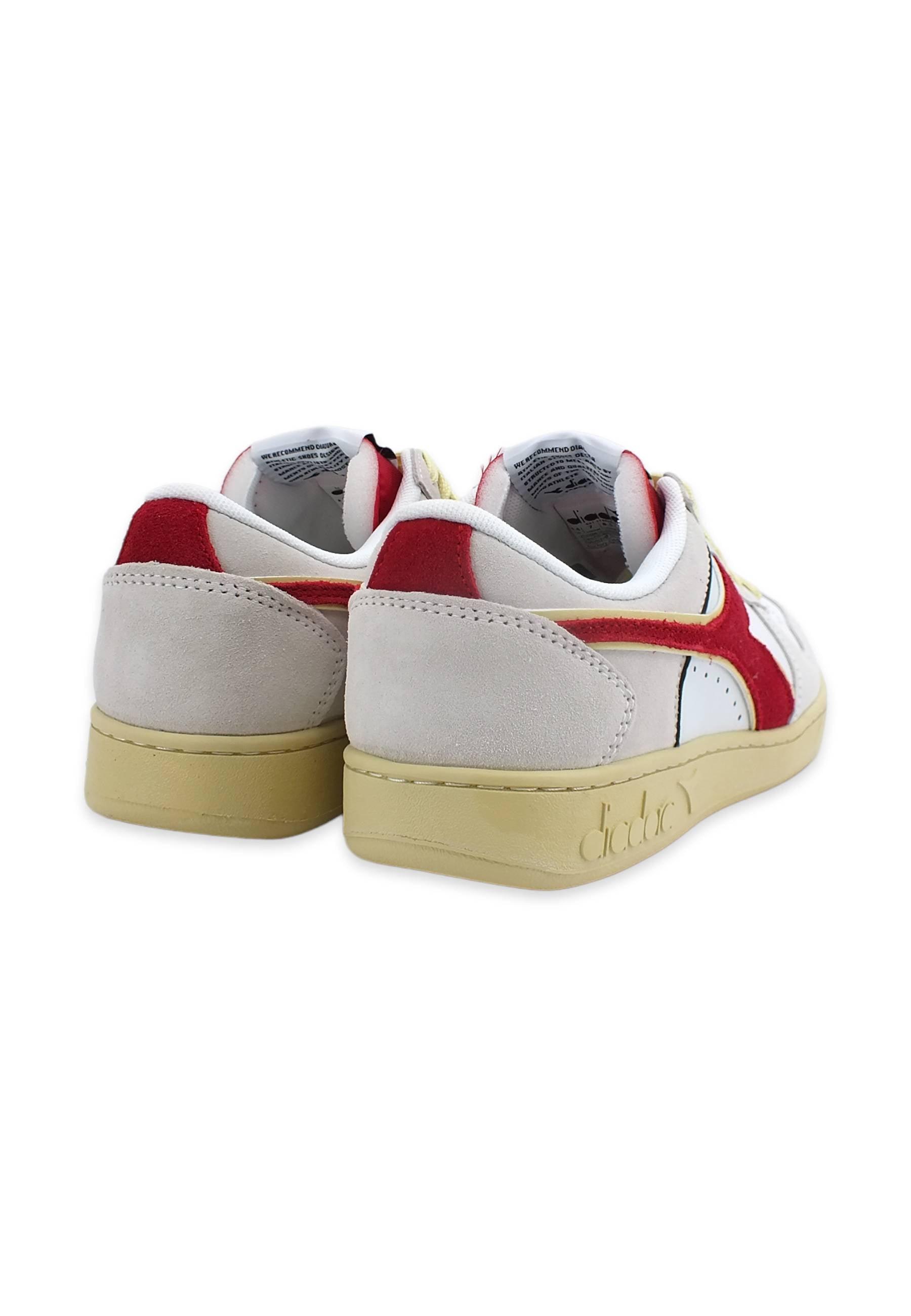 DIADORA Magic Basket Low Sneaker Uomo White Chili 501.178565C6313 - Sandrini Calzature e Abbigliamento