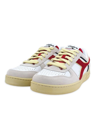 DIADORA Magic Basket Low Sneaker Uomo White Chili 501.178565C6313 - Sandrini Calzature e Abbigliamento