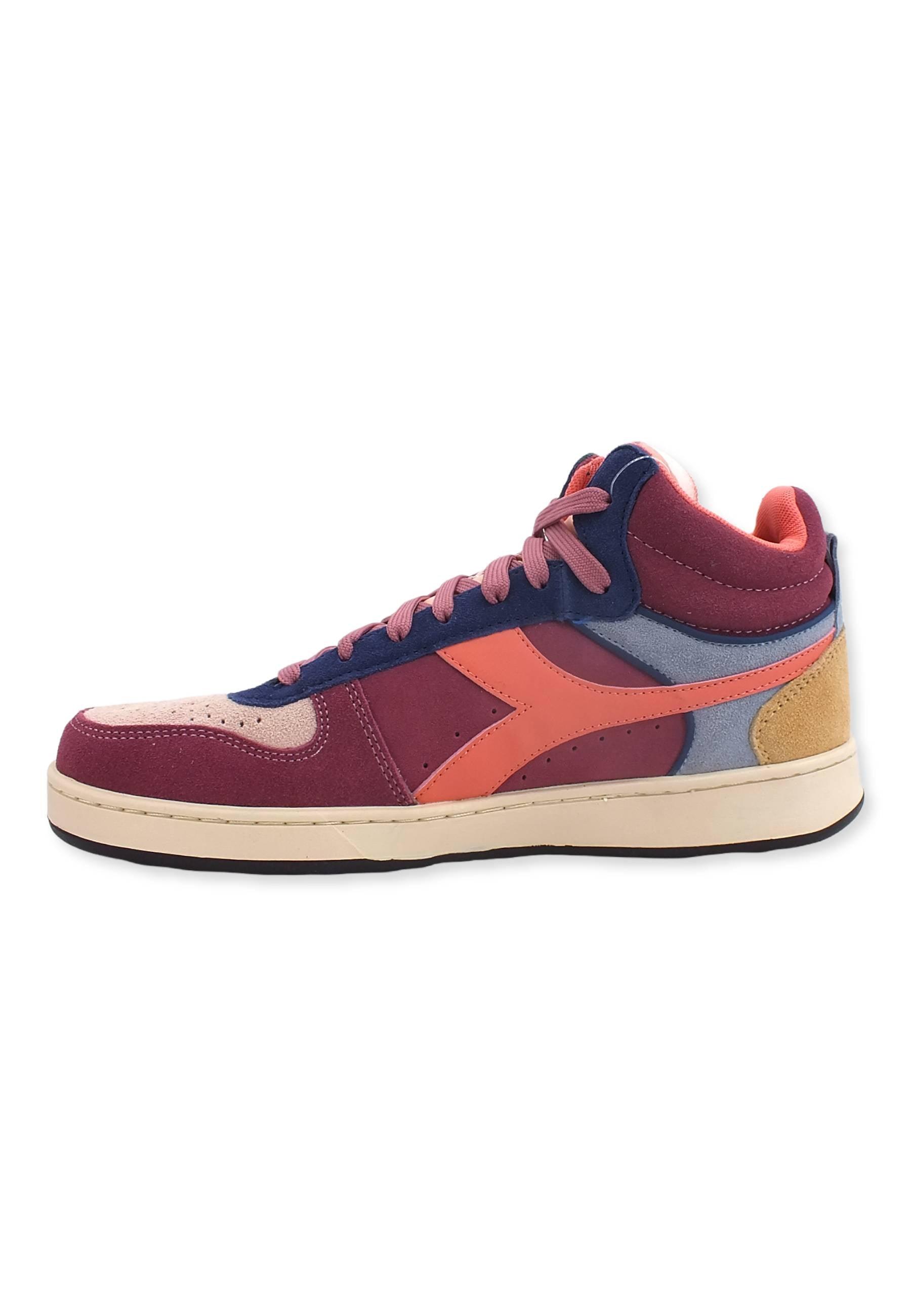 DIADORA Magic Basket Sneaker Donna Renaissance Rose Azure Ashley 501.179012C9983 - Sandrini Calzature e Abbigliamento