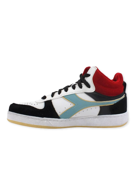 DIADORA Magic Basket Sneaker Donna White Black Lychee 501.179009D0096 - Sandrini Calzature e Abbigliamento