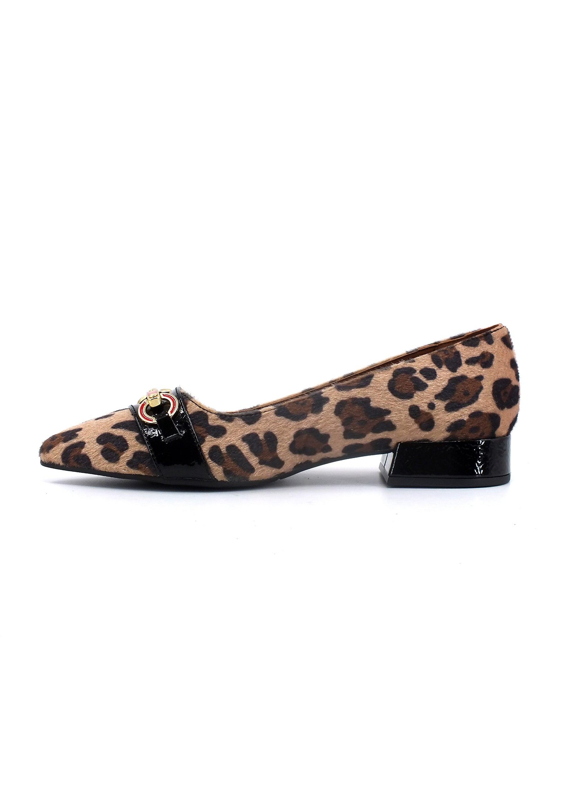 DIVINE FOLLIE Ballerina Donna Leopard Fantasia A182 - Sandrini Calzature e Abbigliamento