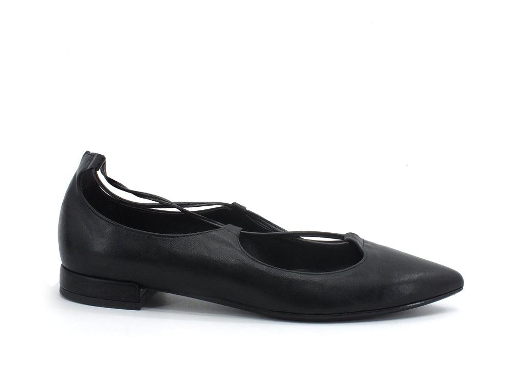 DIVINE FOLLIE Ballerina Lacci Schiava Nero 914 - Sandrini Calzature e Abbigliamento