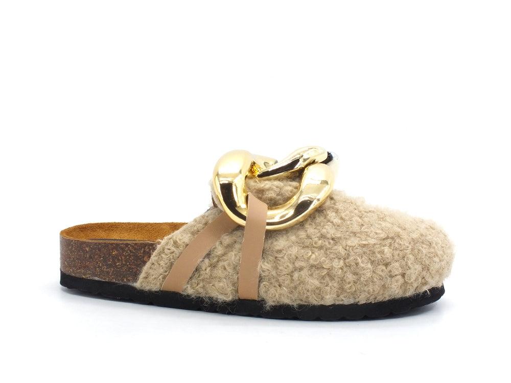 DIVINE FOLLIE Ciabatta Sabot Dolly Catena - Sandrini Calzature e Abbigliamento