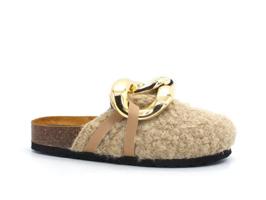 DIVINE FOLLIE Ciabatta Sabot Dolly Catena - Sandrini Calzature e Abbigliamento