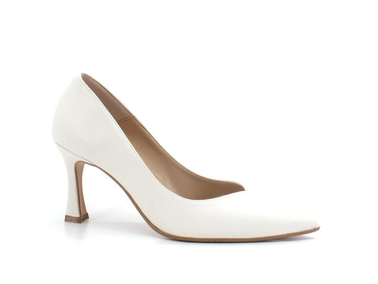 DIVINE FOLLIE Dècolletè Punta Tacco Bianco Panna 3354 - Sandrini Calzature e Abbigliamento
