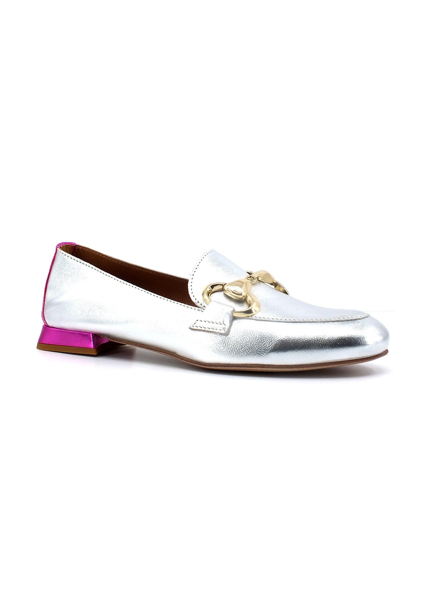 DIVINE FOLLIE Mocassino Donna Argento 175-16F - Sandrini Calzature e Abbigliamento