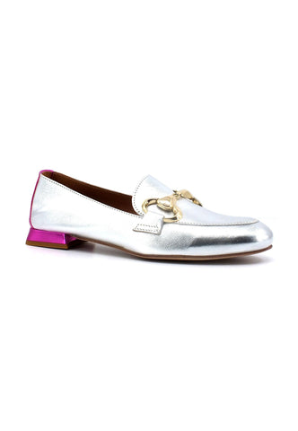 DIVINE FOLLIE Mocassino Donna Argento 175-16F - Sandrini Calzature e Abbigliamento