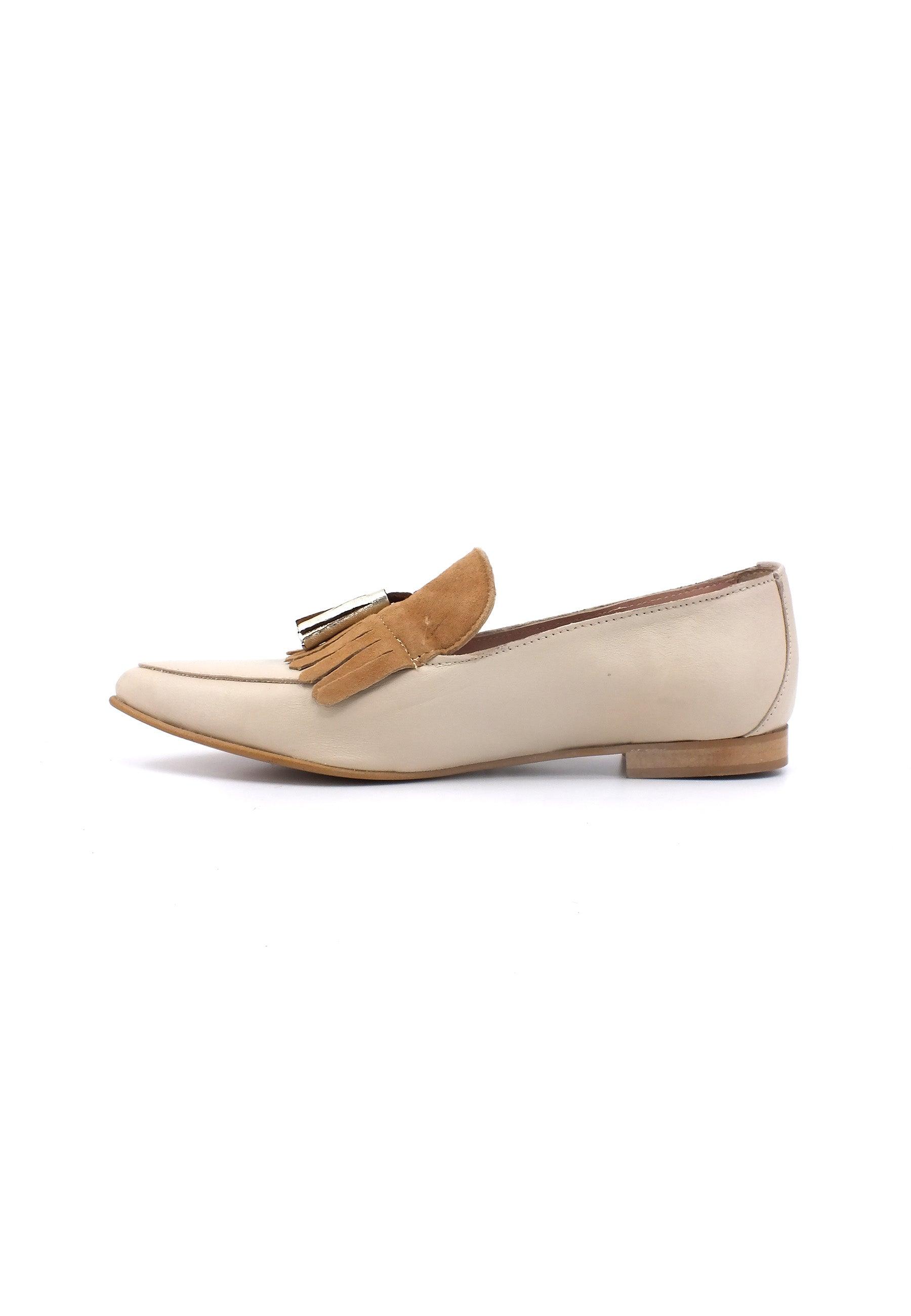 DIVINE FOLLIE Mocassino Donna Beige Panna 1968 - Sandrini Calzature e Abbigliamento