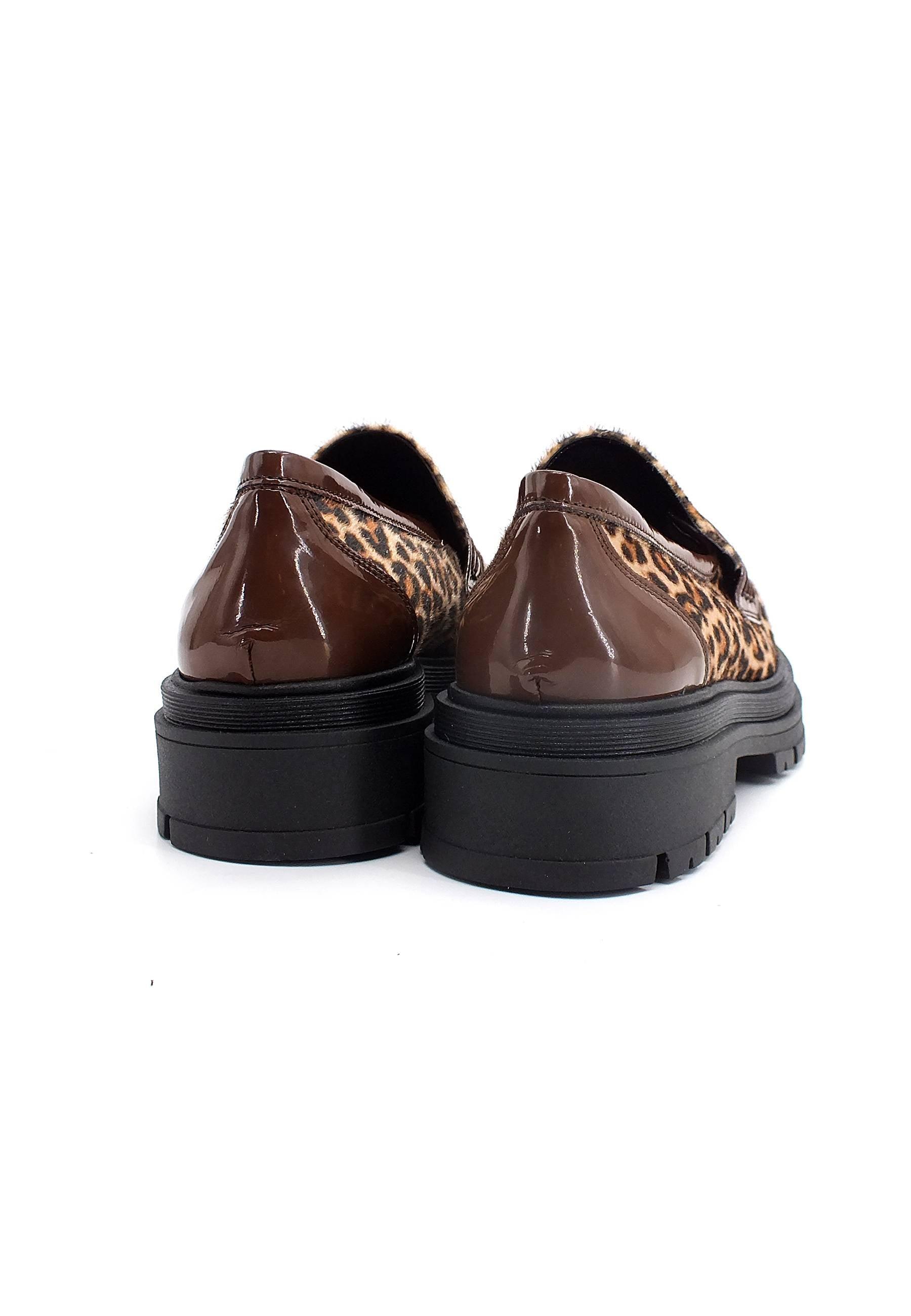 DIVINE FOLLIE Mocassino Donna Fantasia Leopard 305 - Sandrini Calzature e Abbigliamento