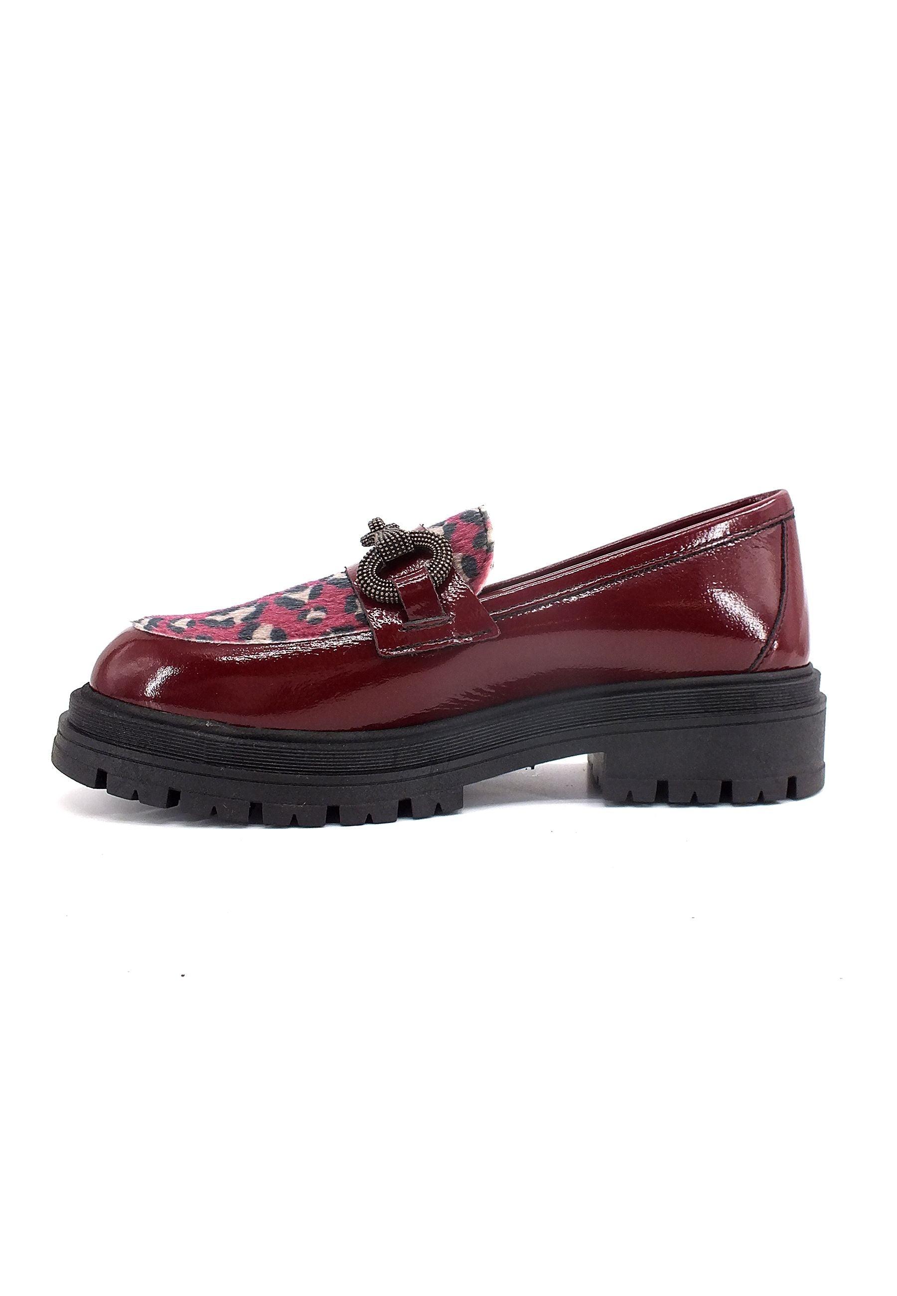 DIVINE FOLLIE Mocassino Donna Leo Bordò Maculato DF2234 - Sandrini Calzature e Abbigliamento