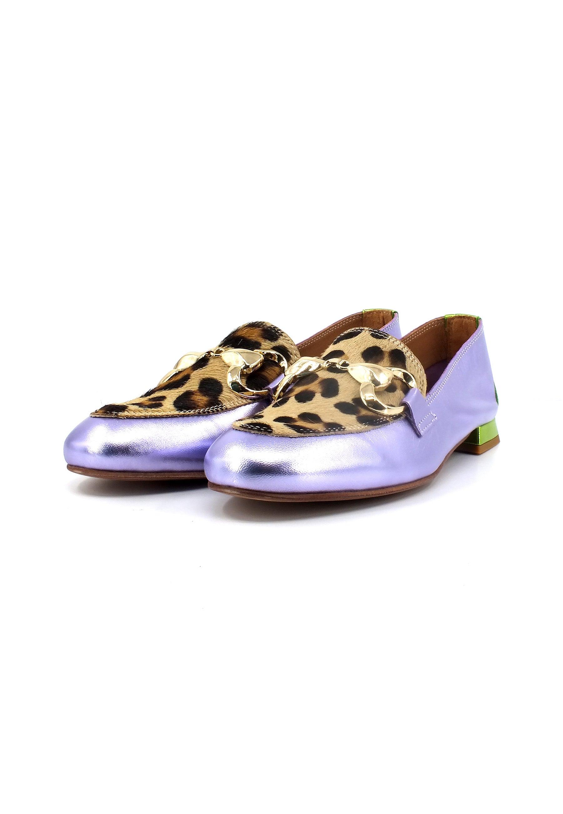 DIVINE FOLLIE Mocassino Donna Leo Glicine 175-16F - Sandrini Calzature e Abbigliamento