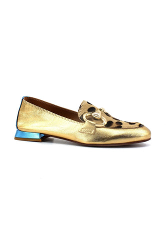DIVINE FOLLIE Mocassino Donna Leo Gold 175-16F - Sandrini Calzature e Abbigliamento