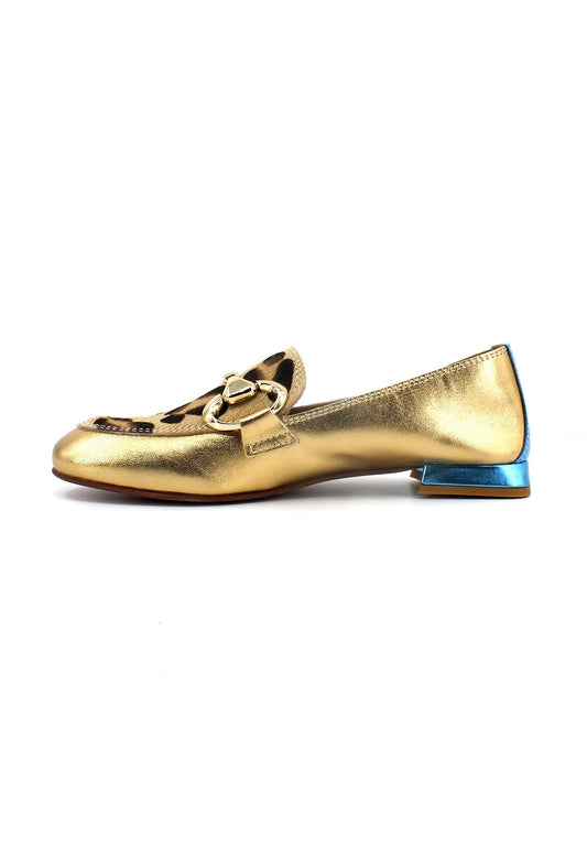 DIVINE FOLLIE Mocassino Donna Leo Gold 175-16F - Sandrini Calzature e Abbigliamento