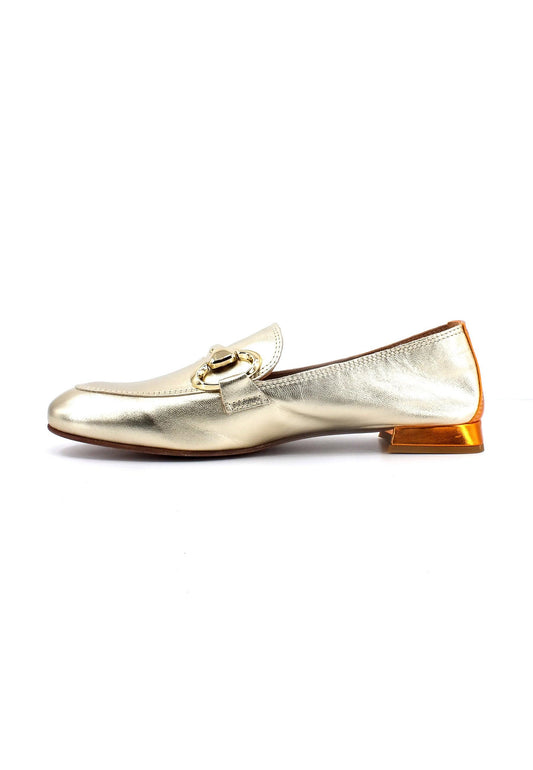 DIVINE FOLLIE Mocassino Donna Oro Platino 175-16F - Sandrini Calzature e Abbigliamento