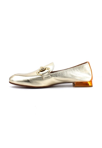 DIVINE FOLLIE Mocassino Donna Oro Platino 175-16F - Sandrini Calzature e Abbigliamento